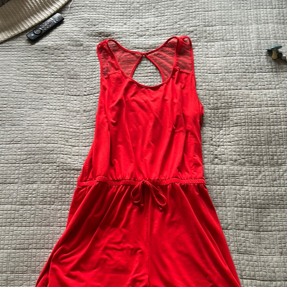 Red Sleep Romper (GILLIGAN & OMALLEY)